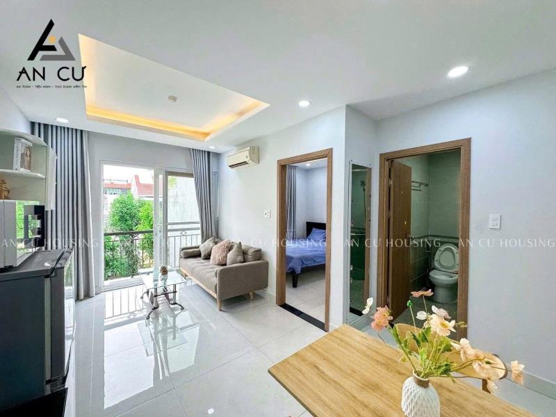 Cho thuê căn hộ 1pn/studio full nội thất - cửa sổ/ban công gần sân bay tân sơn nhất quận tân bình