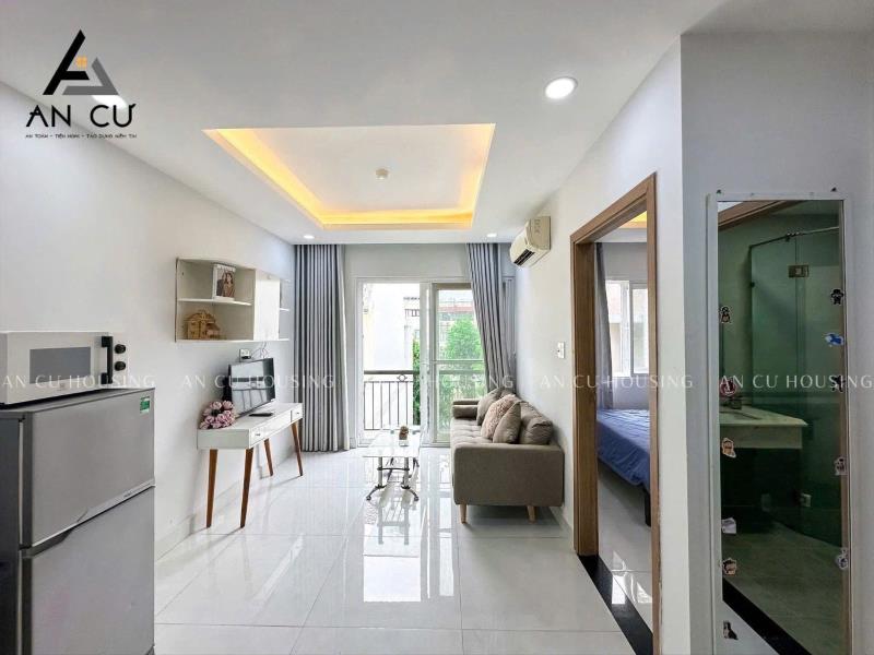 Cho thuê căn hộ 1pn/studio full nội thất - cửa sổ/ban công gần sân bay tân sơn nhất quận tân bình - Ảnh 2