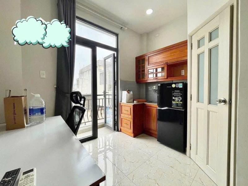 Thuê căn hộ duplex ban công thang máy full nt gần chợ bà chiểu - Ảnh 3