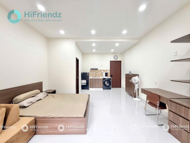 🌿Studio ban công thang máy giặt riêng siêu rộng ngay sân bay 🌿 - Ảnh 2