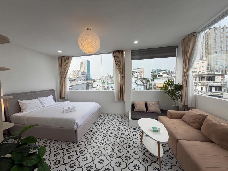 Cho thuê căn hộ 35m² - full nội thất – nguyễn cửu vân, giáp quận 1
