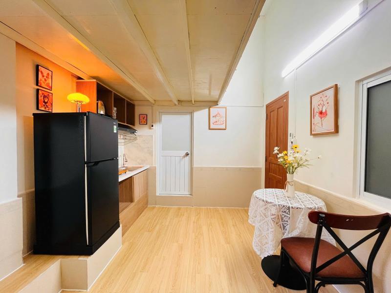 Phòng gác lửng decor xinh – nguyễn đình chiểu, q3 | full nội thất – bếp riêng - Ảnh 4