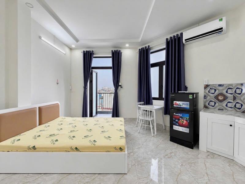 Căn hộ mới thích quảng đức phú nhuận 40m2 ban công lớn view thoáng, máy giặt riêng, full nội thất, máy giặt riêng. gần phan đăng lưu, công viên gia định, 5p tới sân bay, tiện qua quận 1, quận 3, bt - Ảnh 3