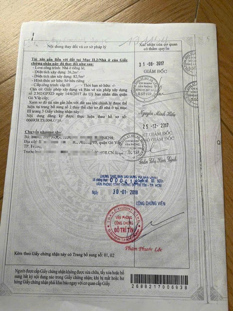 Chính chủ bán nhà 50/1/28 đường 59 , p14, gò vấp, 4 tầng, 3 phòng ngủ  - Ảnh 3