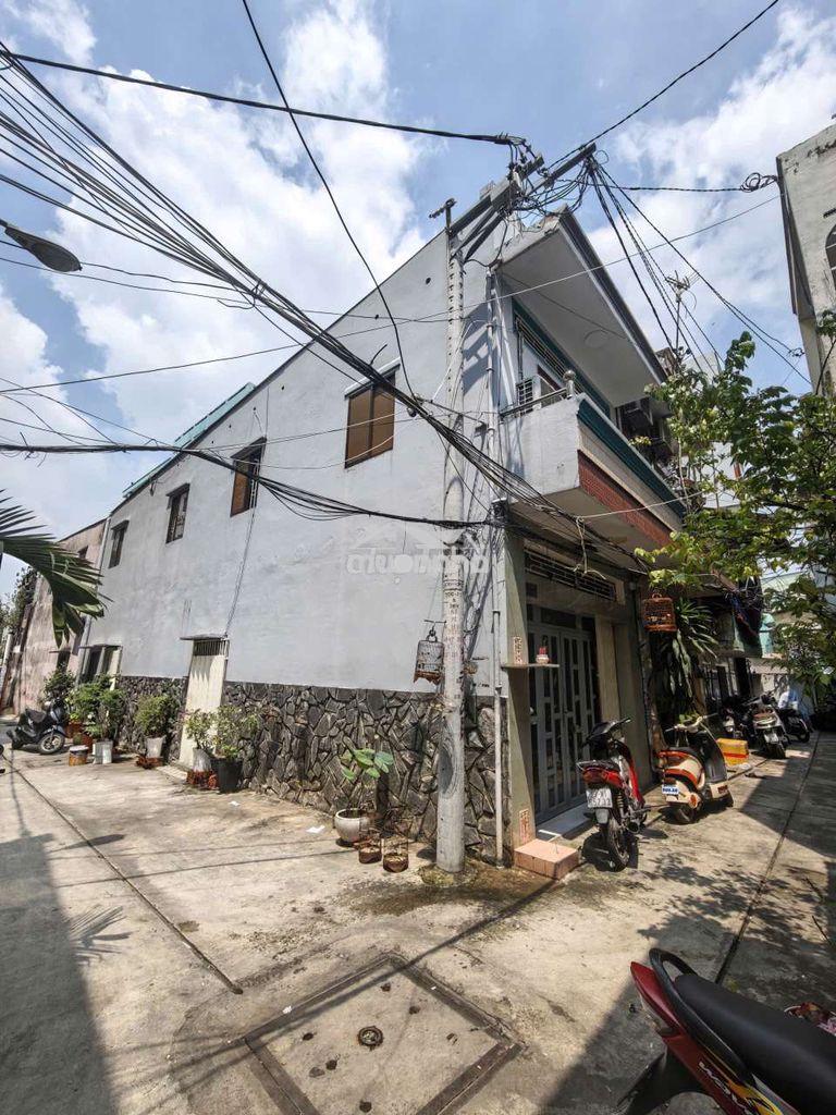 Nhà góc k lộ giới 57m2 phường bình tây hẻm 6m