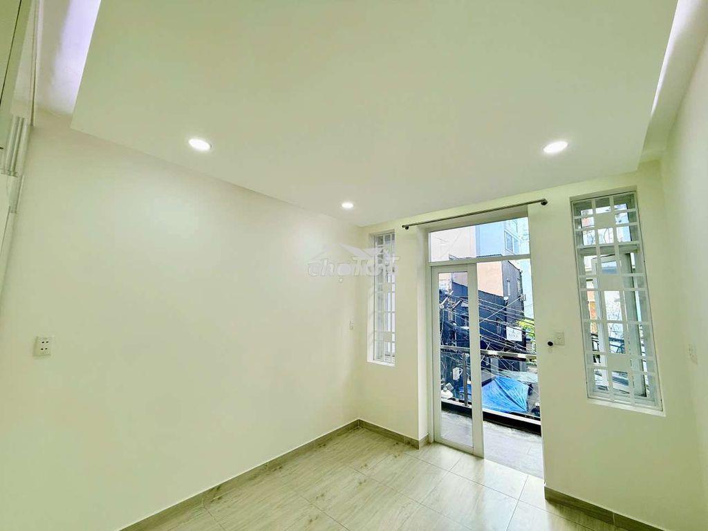 Nhà mới 1 trệt 2 lầu 3,3x20m 3 phòng 4 wc hẻm đường nhiêu tứ - Ảnh 3