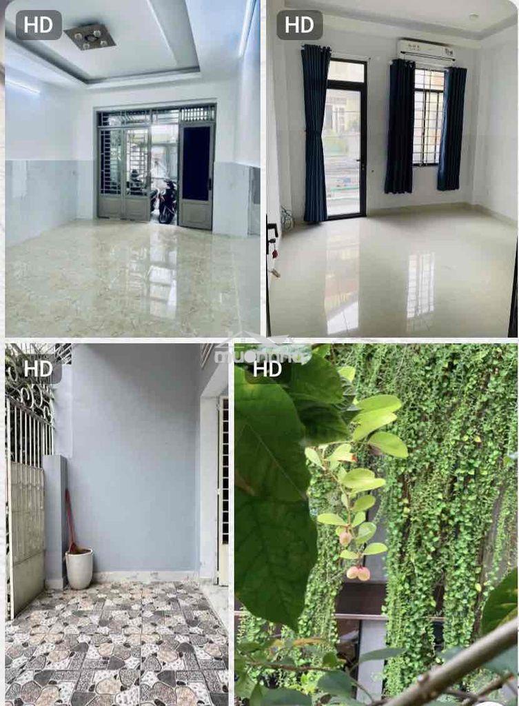 Nhà rộngthoáng,dài 14m,2p. ngủ +1 p. lv sân trồng cây, 1trệt 1lầu ok
