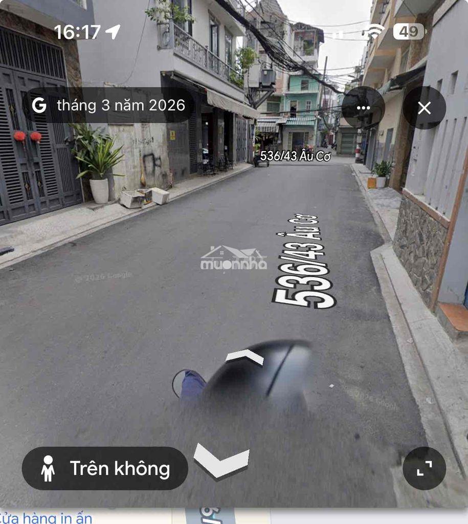 Bán nhà hẻm âu cơ - Ảnh 2