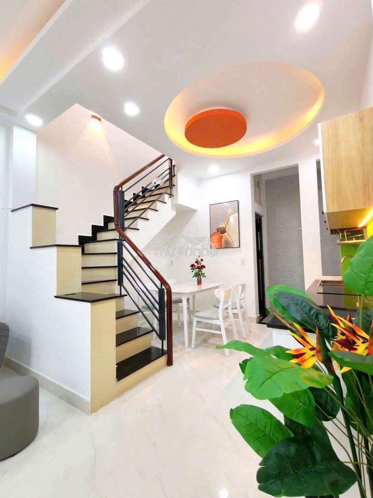 Chỉ 3.98ty - 4 tầng đúc - 3pn 3wc sân thượng - thông lê văn quới. - Ảnh 3