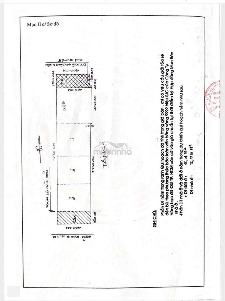 Bán nhà hẻm xe hơi đường cao thắng