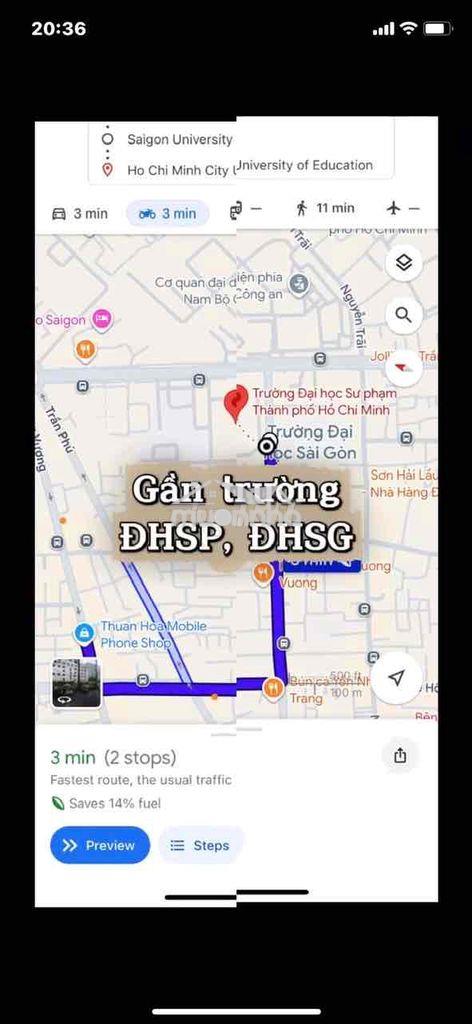 Cho thue phòng 30 m2 mặt tiền ban công ngang 6 m