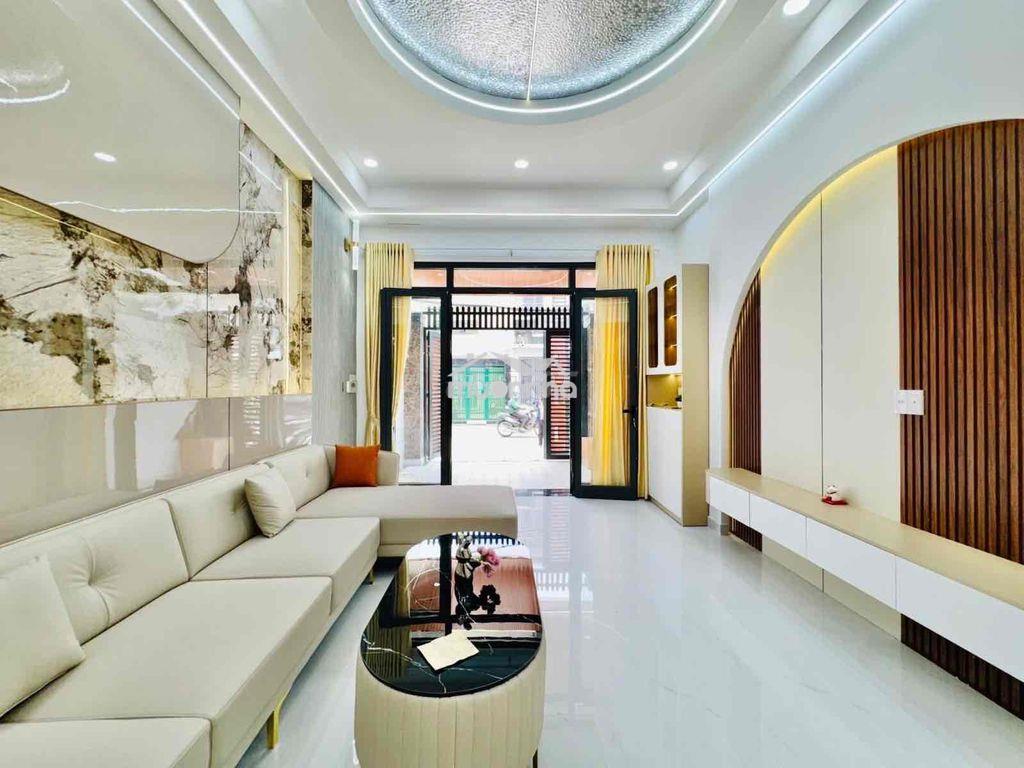 Hxh 8m vào nhà-mới đẹp-full nội thất-68m2-4tầng-4pn-phan huy ích-8,3t - Ảnh 4