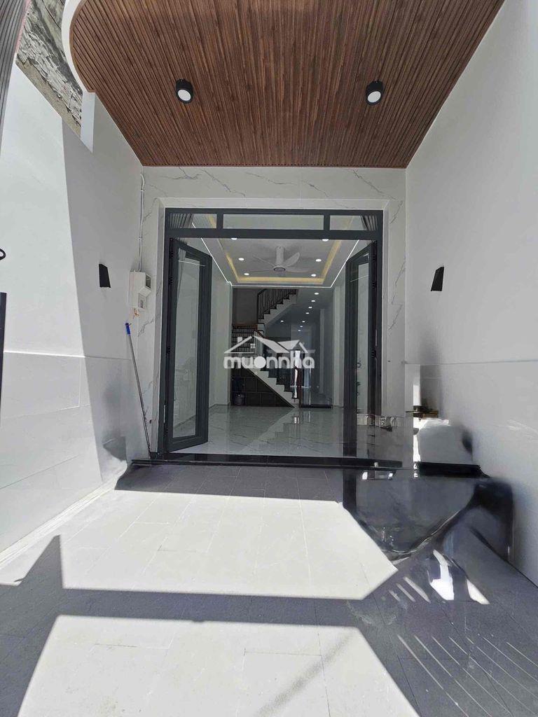 Nhà lầu 4 tầng hẻm oto 30m ra mặt tiền dương bá trạc - Ảnh 4