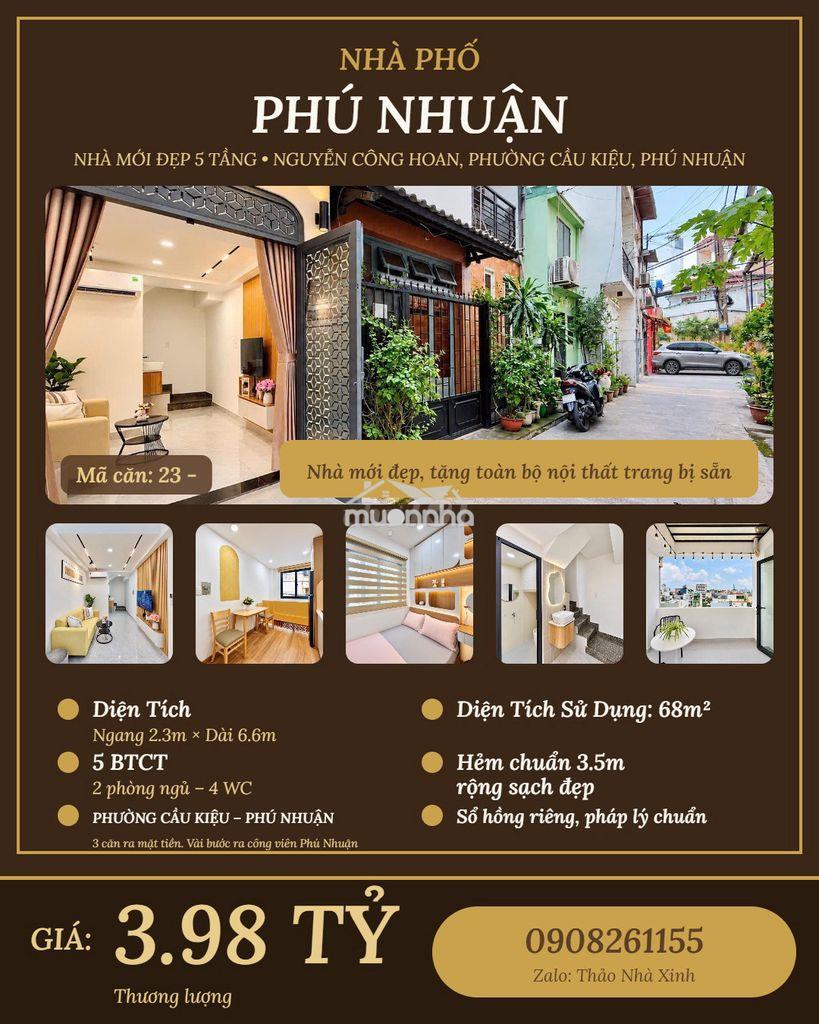 🔥Chưa tới 4 tỷ – sở hữu nhà mới đẹp 5 tầng ngay trung tâm phú nhuận! - Ảnh 2