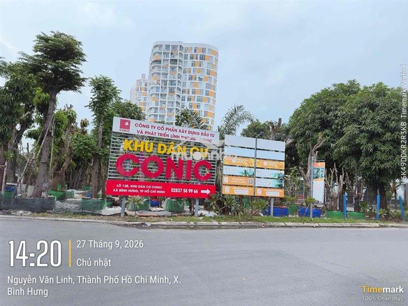 Bán chung cư kdc conic garden 80m2  nhỉnh 3 tỷ