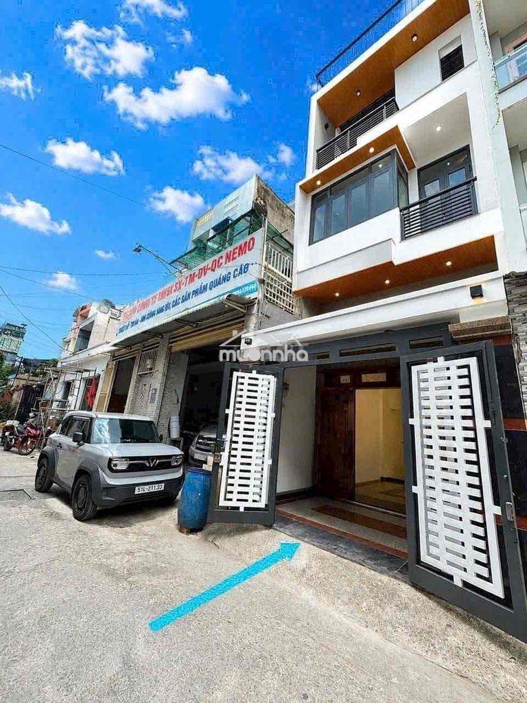 4x11, nhà đúc 4 tấm, hẻm xe hơi đường mã lò, giáp gò xoài