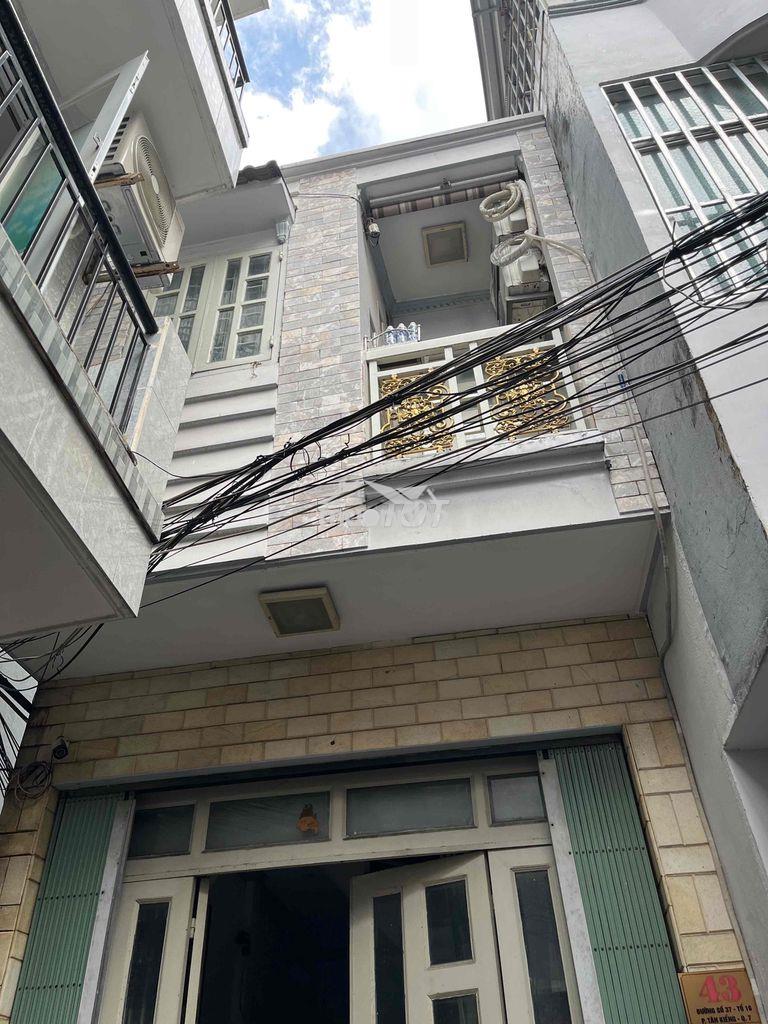 Nhà 1 trệt 1 lầu đúc hẻm 86 đường 37 quận 7. - Ảnh 3
