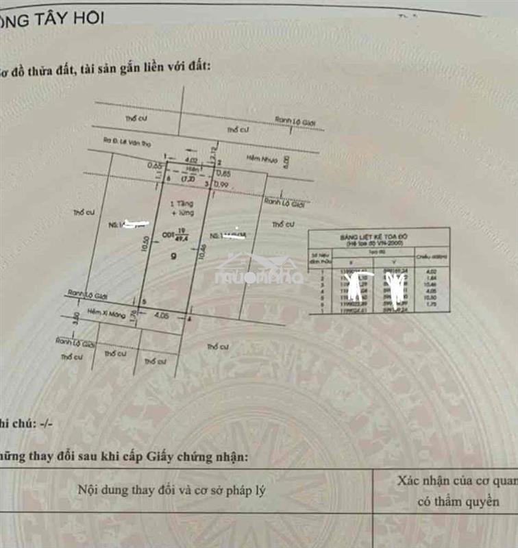 4x11 hẽm 3m lê văn thọ
