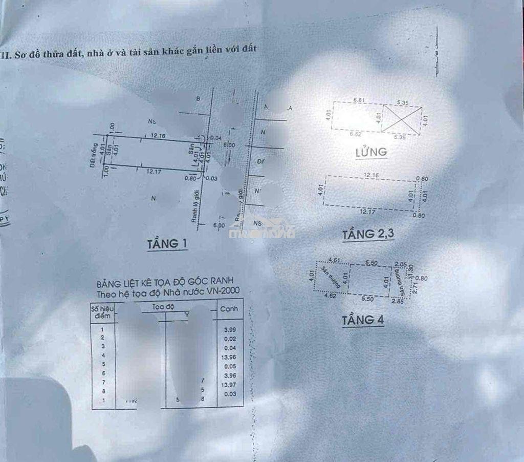 58m - 4.5 tỷ - xe hơi - dương thị mười - nhà ko lỗi - Ảnh 2