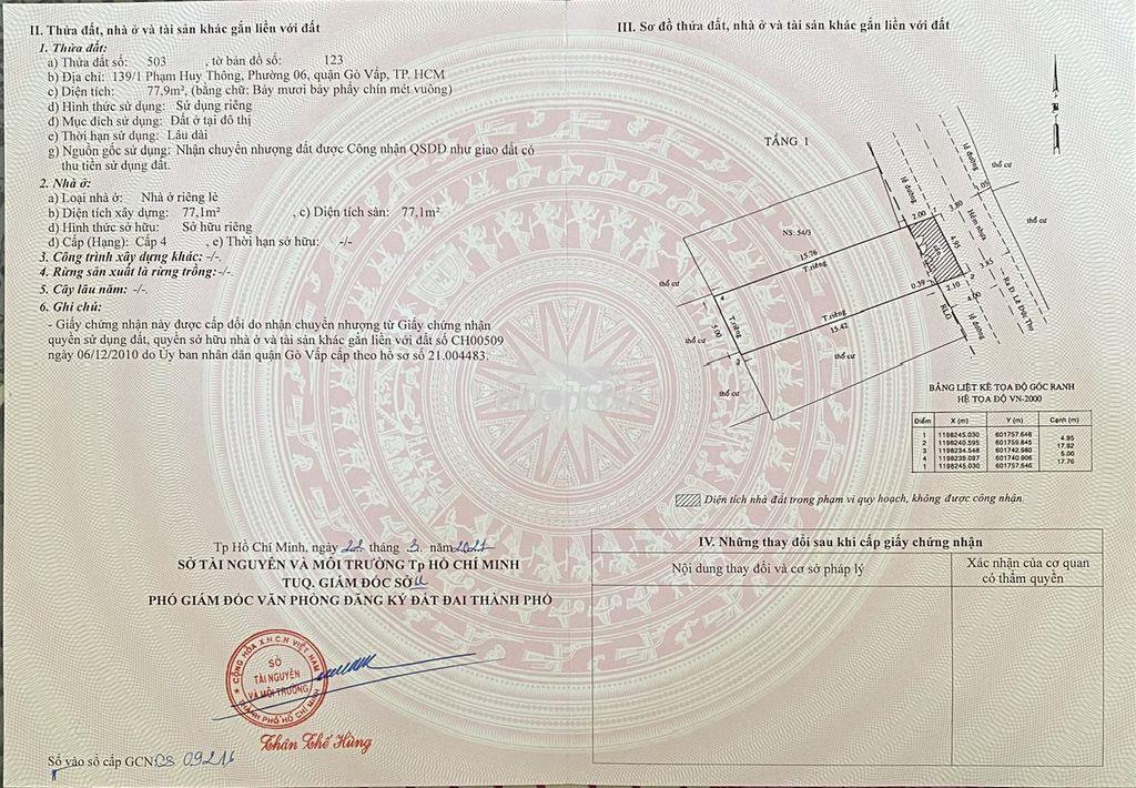 Cần bán gấp nhà ở phạm huy thông - Ảnh 3