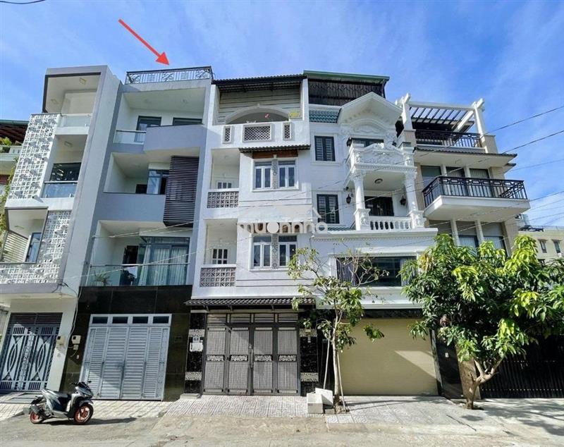 Cho thuê nhà đường bình lợi. trệt 2 lầu sân thượng. hẻm thông rộng 10m